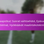 Kulman vaihteet: Lyhyet kulmat, Lähimmän tolpan juoksut, Kauimman tolpan hyökkäysstrategiat